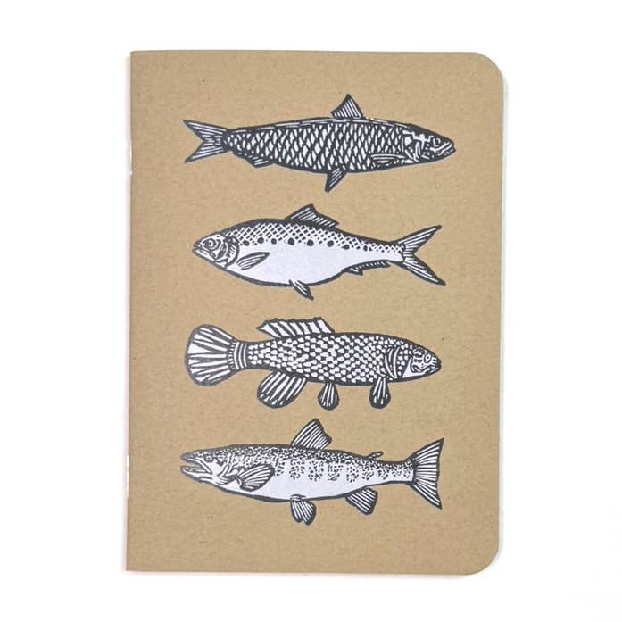 Fish softcover NOTEBOOK - LARGE
