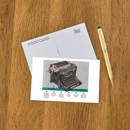 Postcard LT-276 Underwood Typewriter