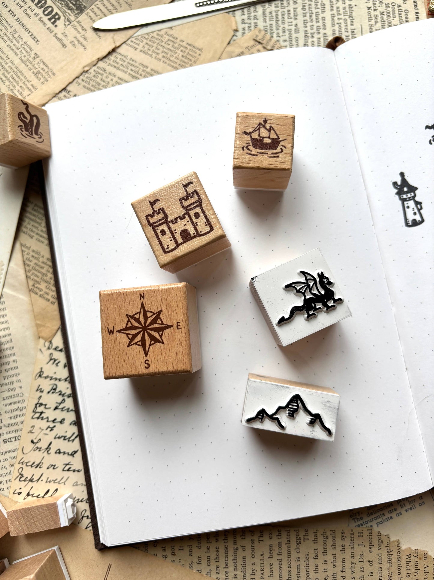 Fantasy map stamp kit
