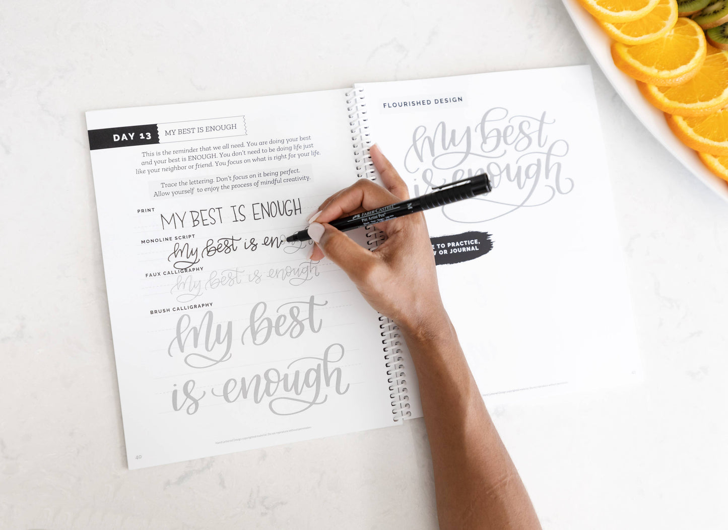 Daily Mindful Lettering: Live with Love Edition