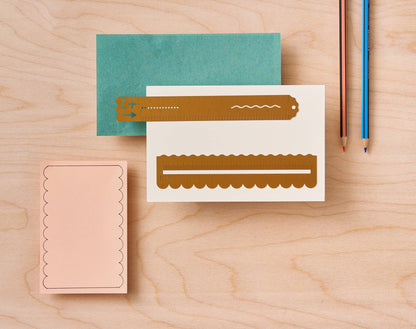 Brass Stencil Ruler, stationery tool