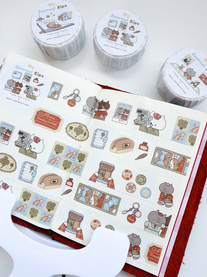 Kuboandlucy x Idiot Sandwich My Journal Sips V.2 (Polaroid)  Washi Tape