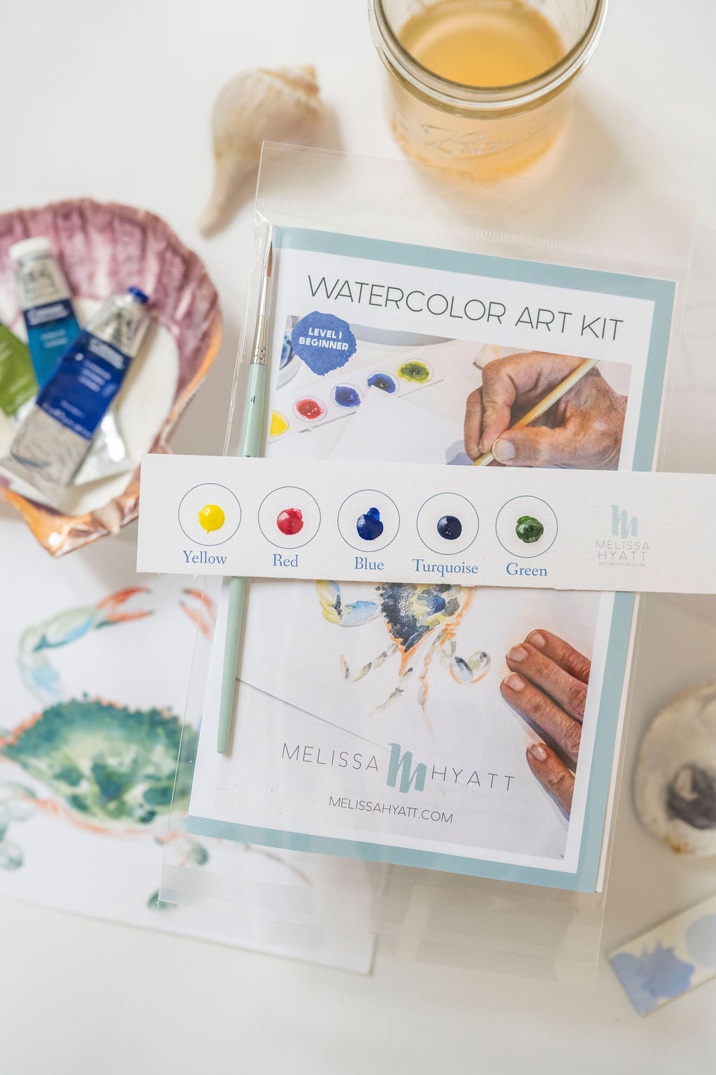 Watercolor Class in a Kit by Melissa Hyatt