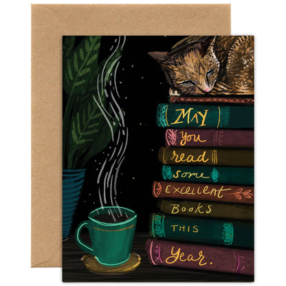 May You Read Some Excellent Books This Year — Birthday Card