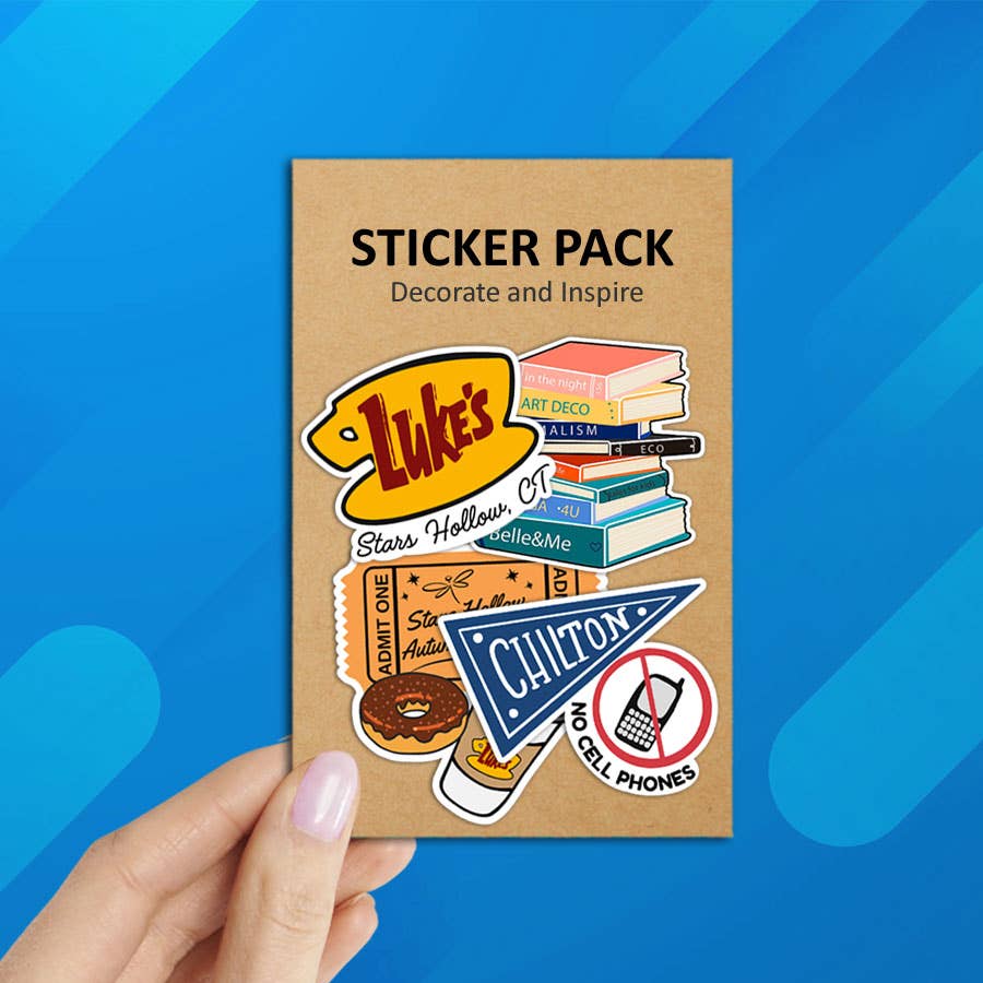4-Pack Gilmore Girls Autumn Fall Festival Sticker Pack