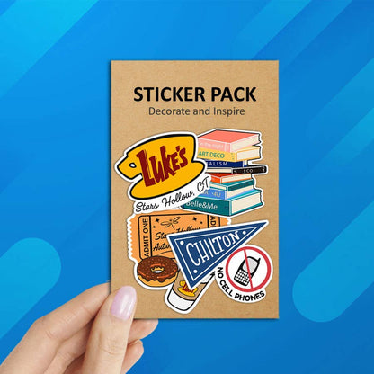 4-Pack Gilmore Girls Autumn Fall Festival Sticker Pack