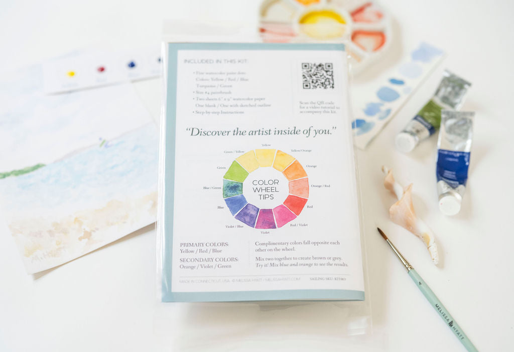 Watercolor Class in a Kit by Melissa Hyatt