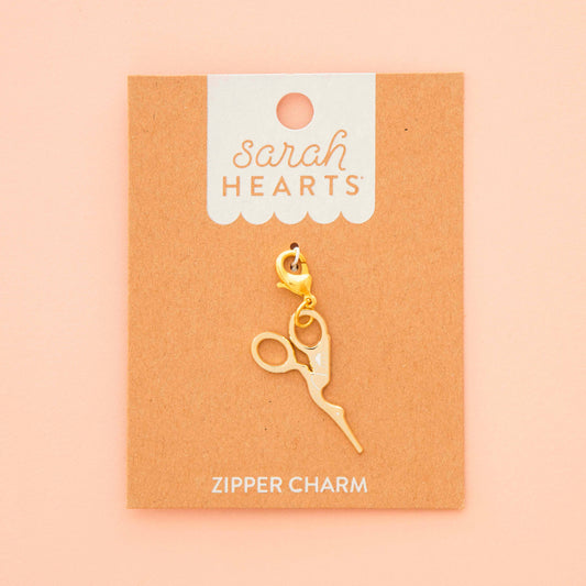 Gold Stork Embroidery Scissor Removable Charm