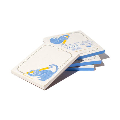 Pencil Cat - Mini Notepad