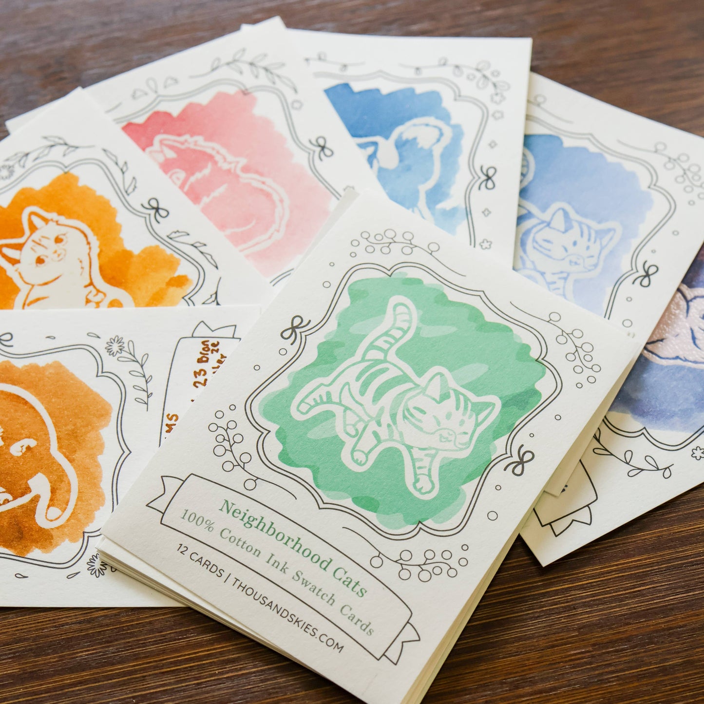 Neighborhood Cats Ink Cards