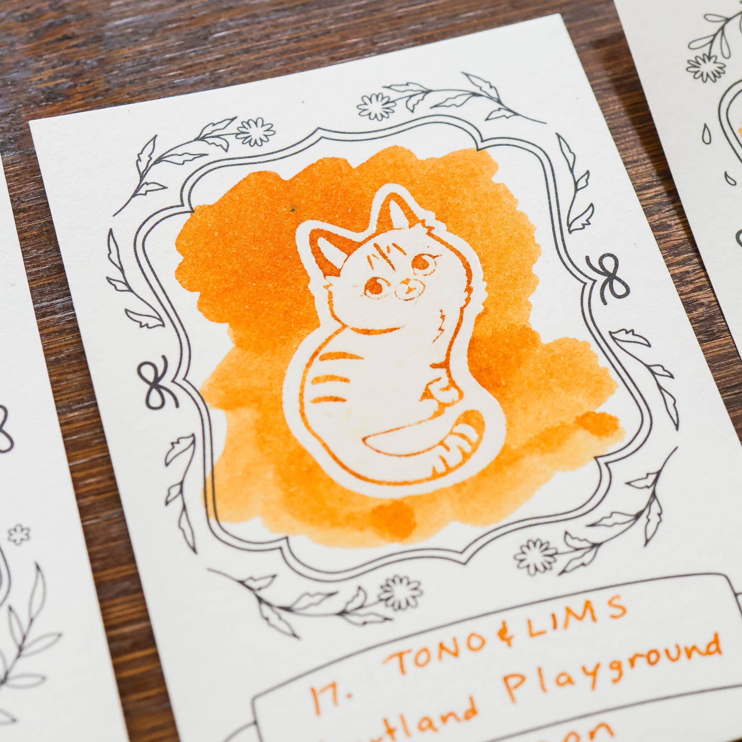 Neighborhood Cats Ink Cards