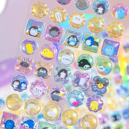 3D Reward Jewel Phone Stickers