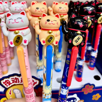 Maneki Cat Gel Pen