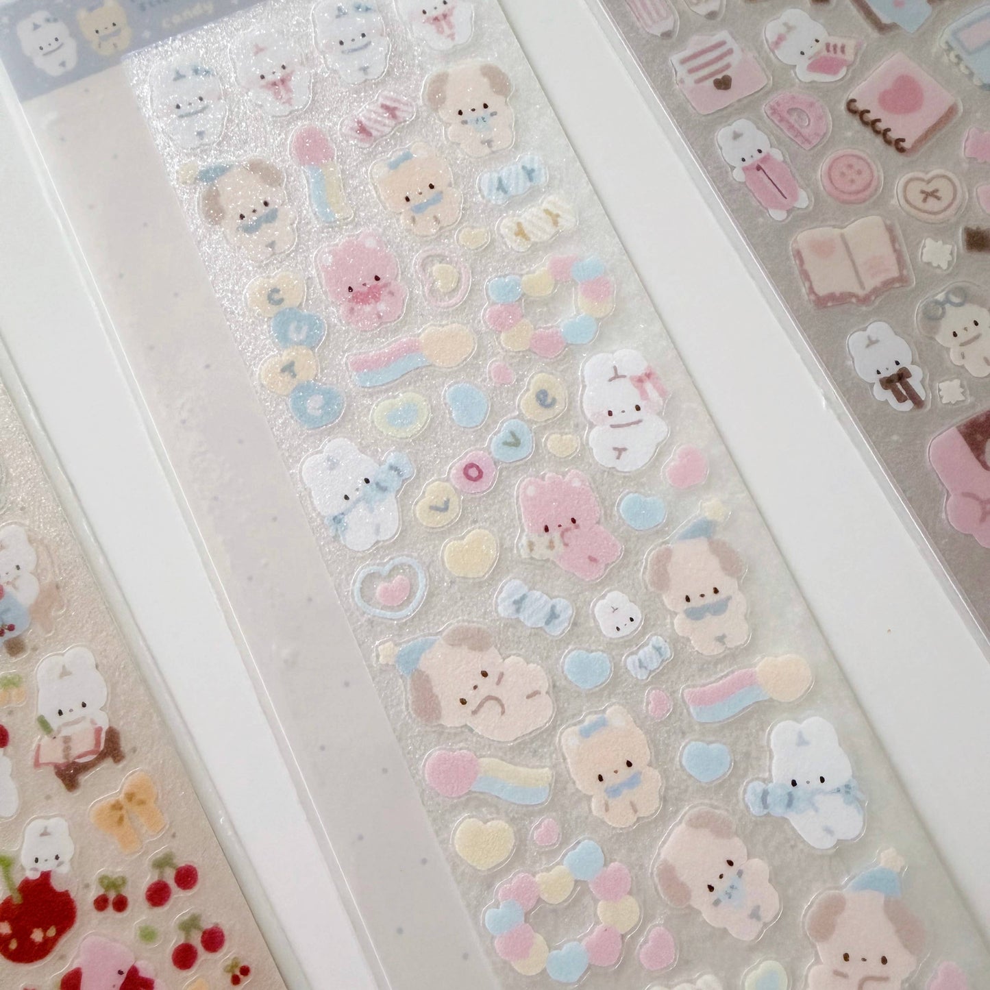 Teeny Tiny Glitter Sticker Sheet