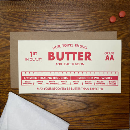 Hope you're feeling butter and healthy soon