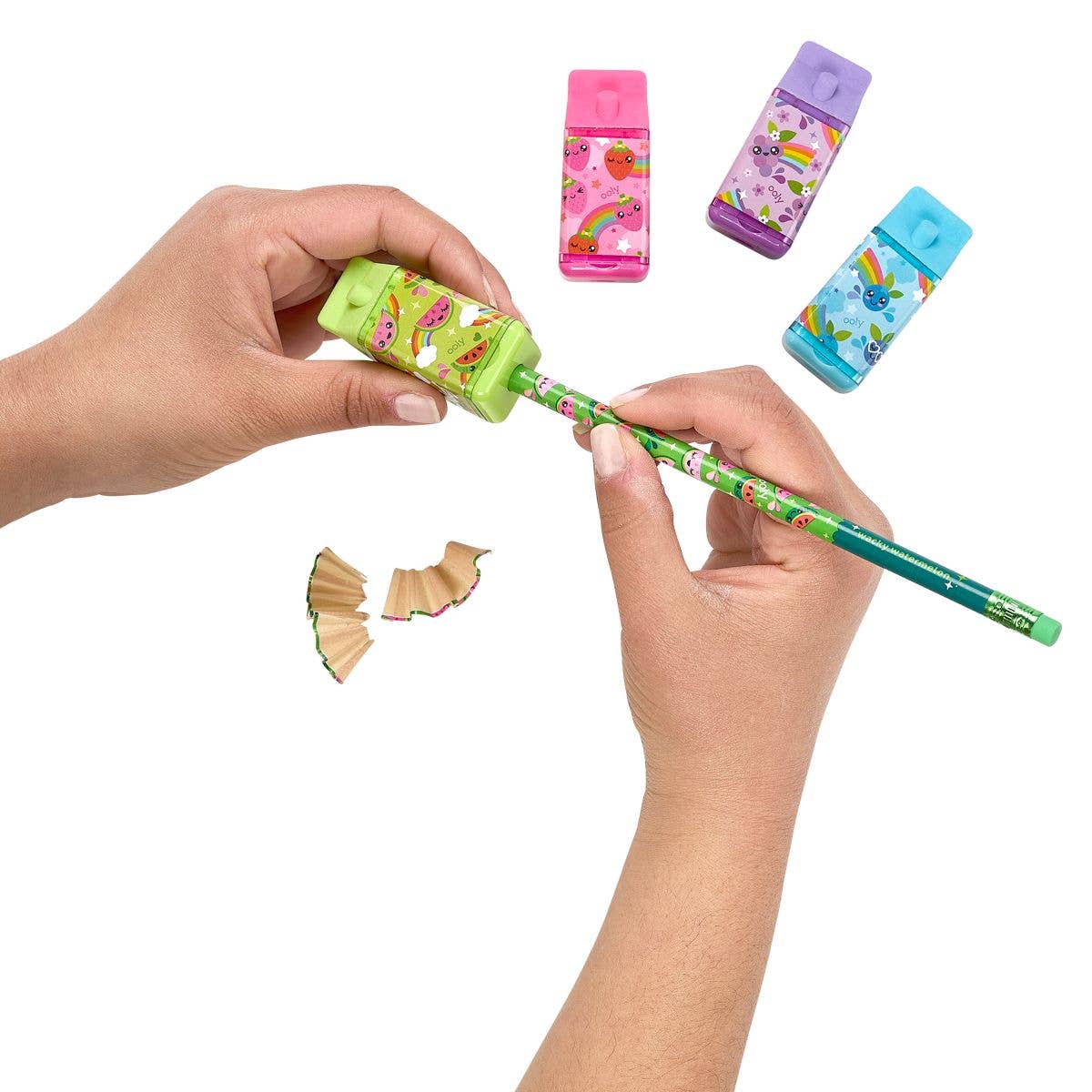 Lil' Juicy Box: Scented Eraser + Sharpener (Purple)