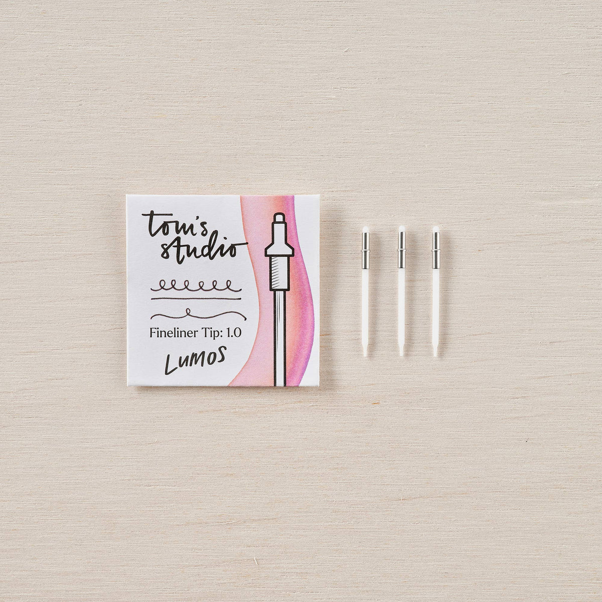 3-pack fineliner markers, tip size 1.0