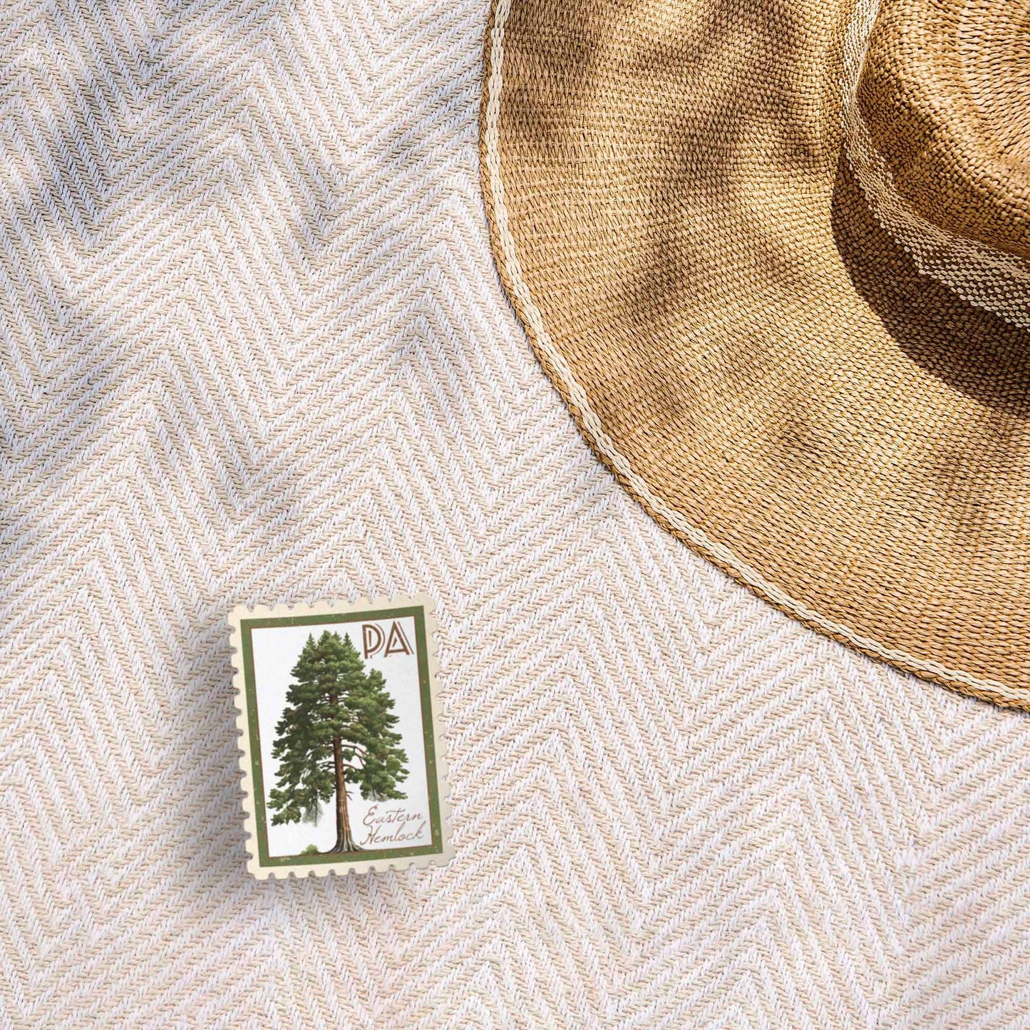 Pennsylvania State Tree Eastern Hemlock Sticker - PA Decal