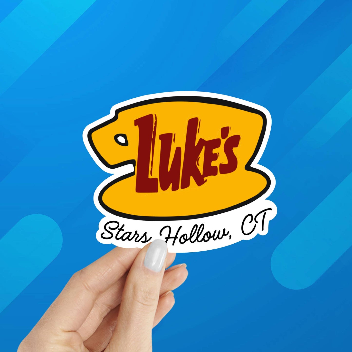 Gilmore Girls Inspired Waterproof Laptop Sticker 4-Pack