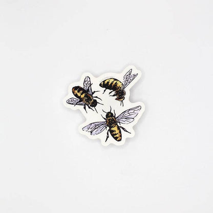 CLEAR Little Bees Sticker – 2.5"