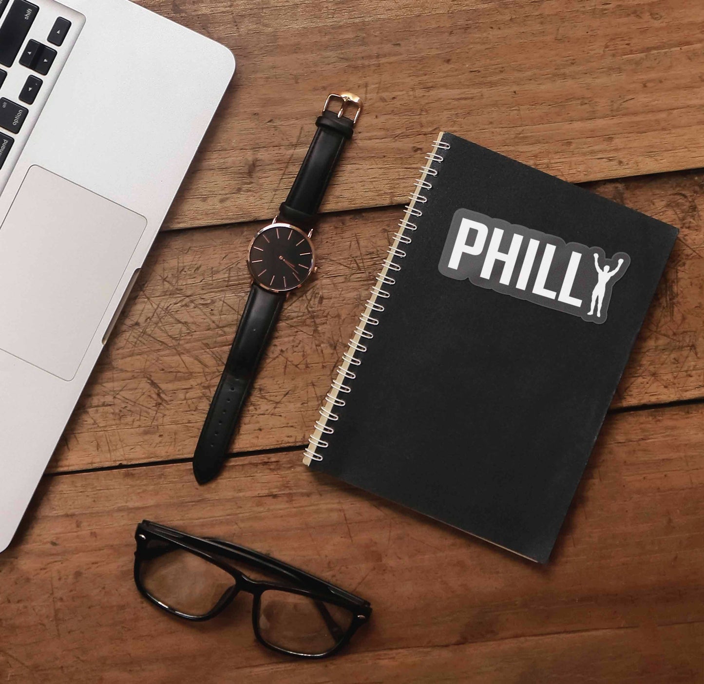 Philly Rocky Sticker - Philadelphia Decal for Hydroflask
