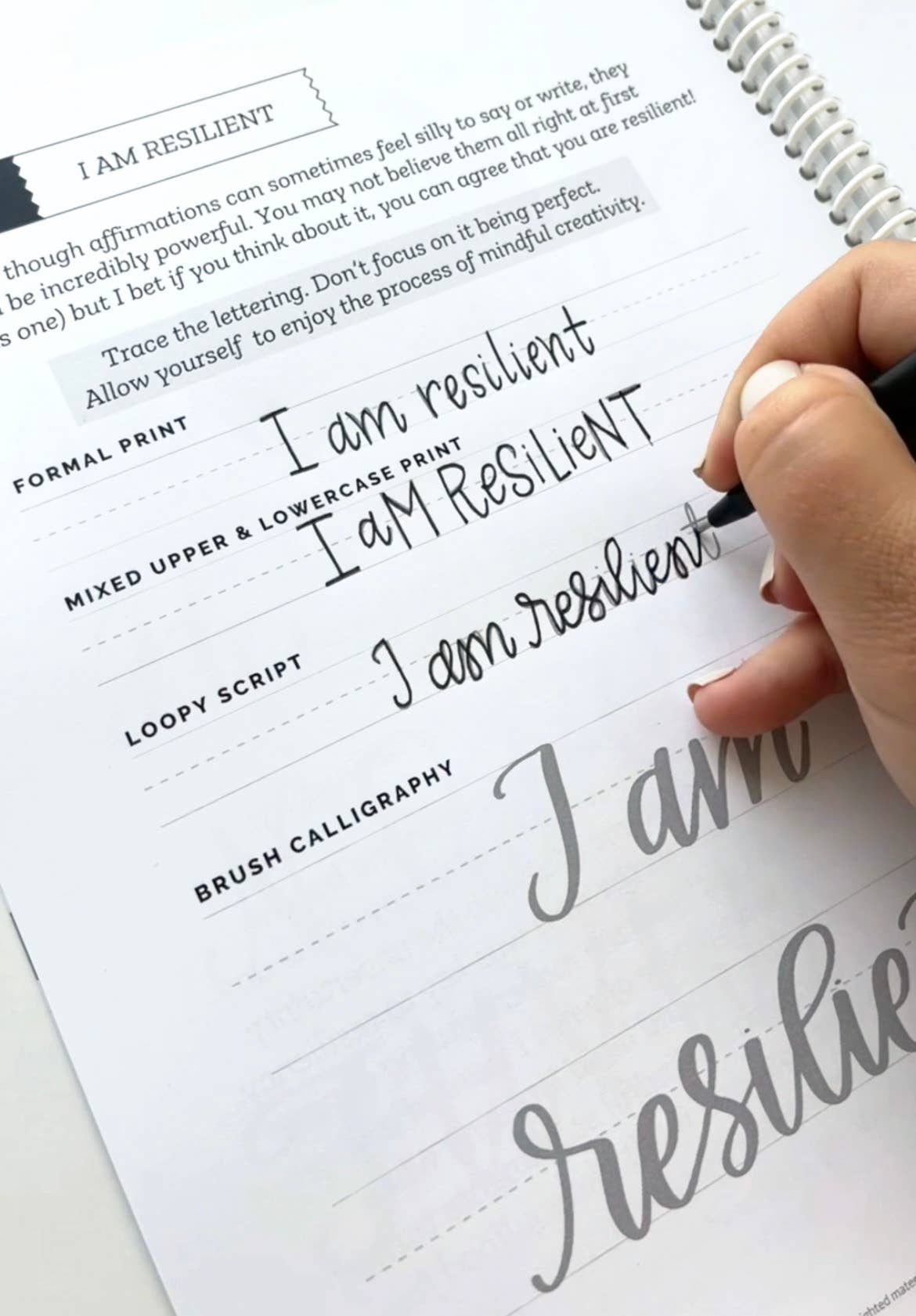 Daily Mindful Lettering: Healing Journey Edition
