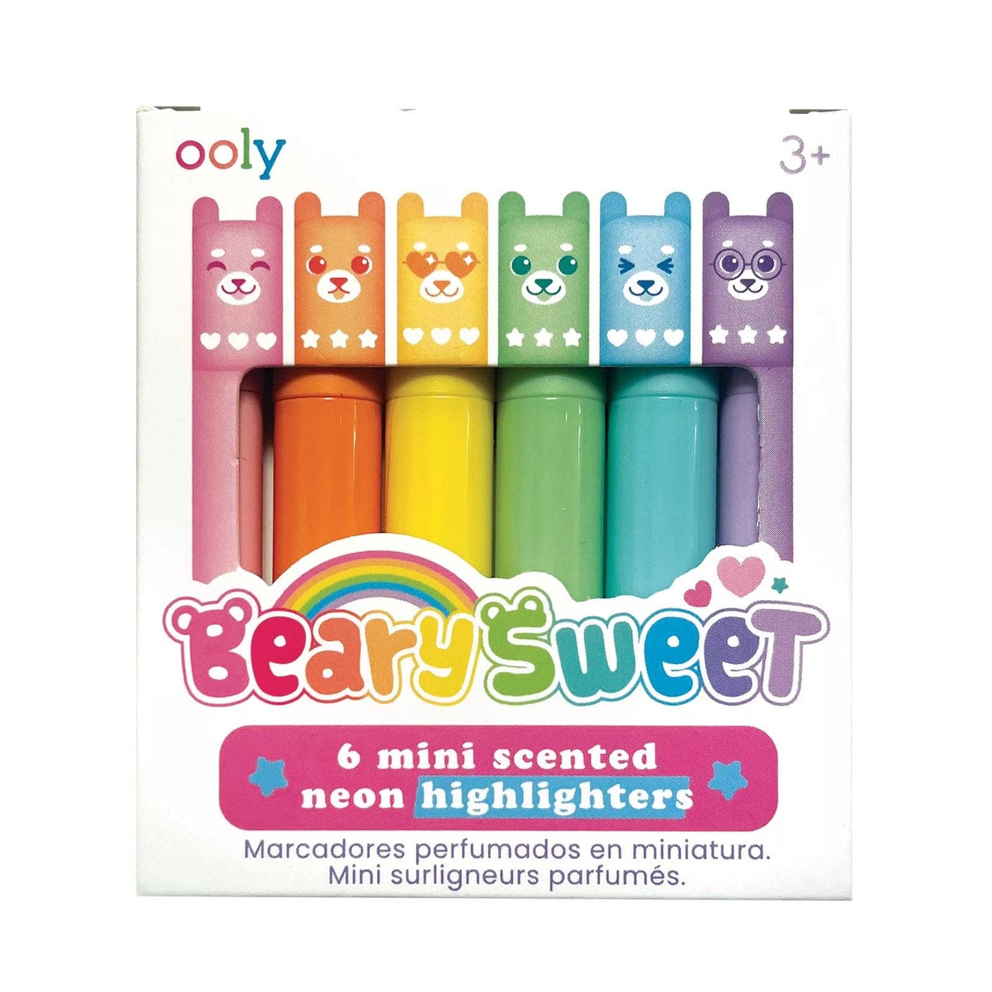 Beary Sweet: Mini Scented Neon Highlighters