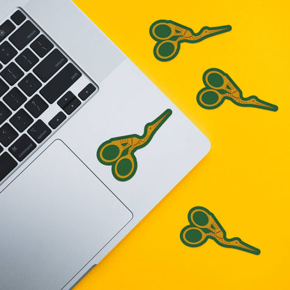 Stork Scissors Sticker - Vinyl Waterproof Sticker
