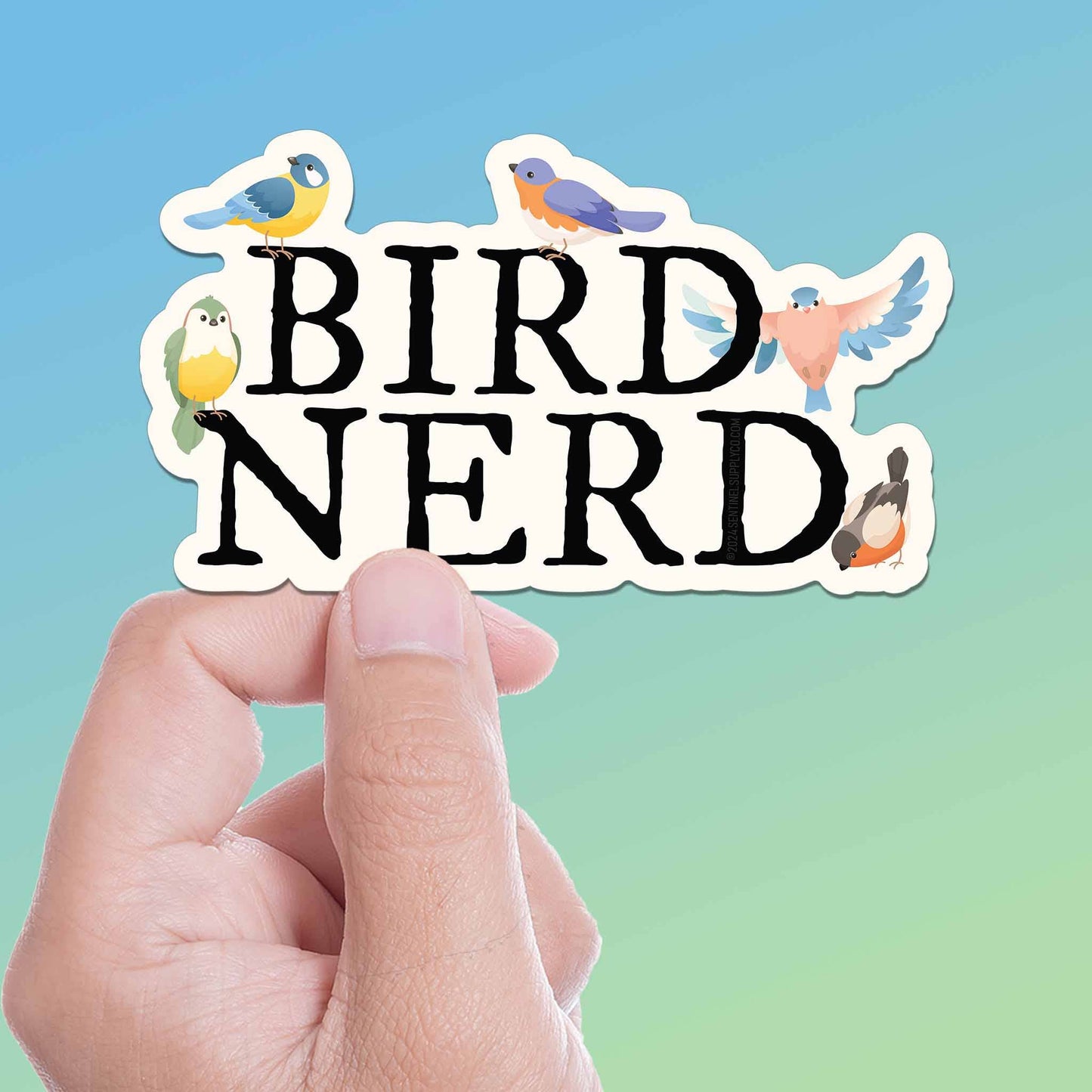 Bird Nerd Birding Sticker