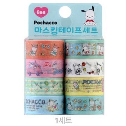 Sanrio Masking Tape Set (8 Rolls) – Chococat & Usahana