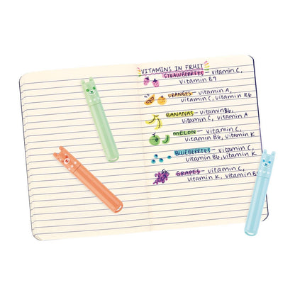 Beary Sweet: Mini Scented Neon Highlighters