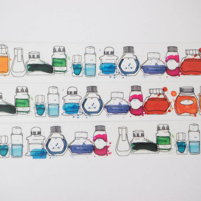 "Inky Dreams" Ink Bottle Washi Tape