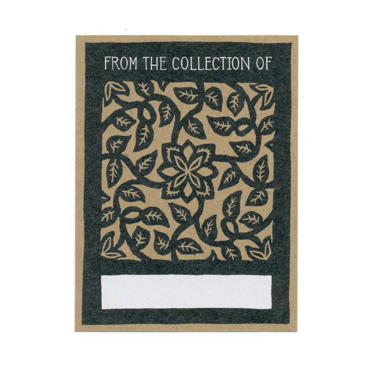 Bookplate Sticker Pack of 6 - LEAFY
