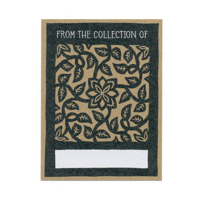 Bookplate Sticker Pack of 6 - LEAFY