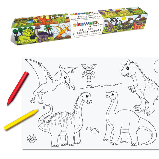 Coloring Scrolls 10ft with Adhesive Back - Dinosaurs