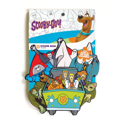 Scooby-Doo sticker book with Scooby and gang on illustrated van cover