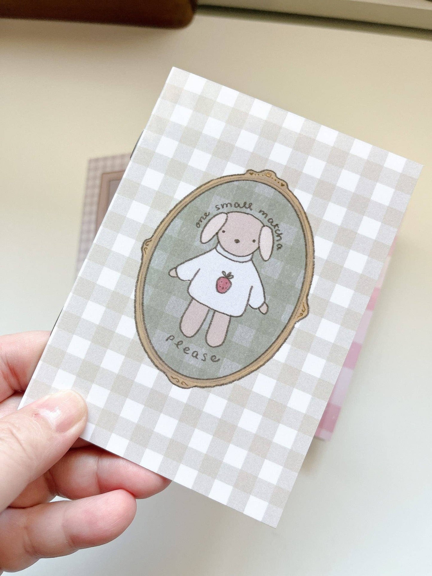 Kuboandlucy Stationery Co x Dana ate Oatmeal | I Would Like Matcha Sticker Release Book | Passport Size