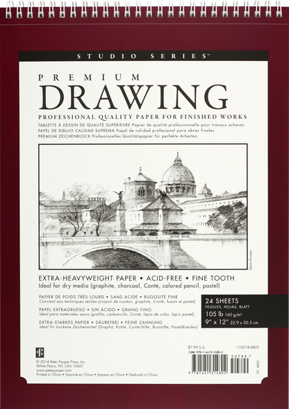 Premium Drawing Pad  9 x 12