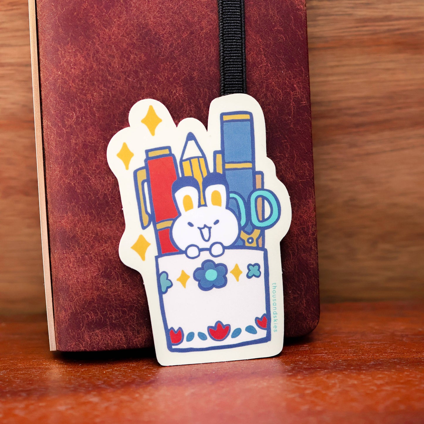 Vinyl Sticker (Holographic) Pen Holder