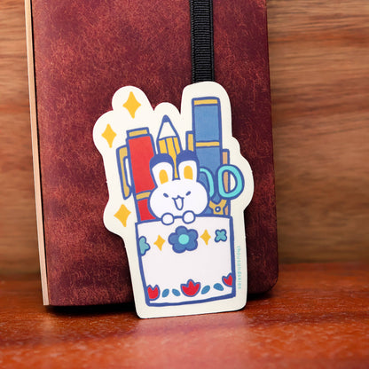 Vinyl Sticker (Holographic) Pen Holder