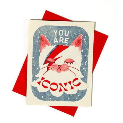 You Are Iconic - Risograph Greeting Card