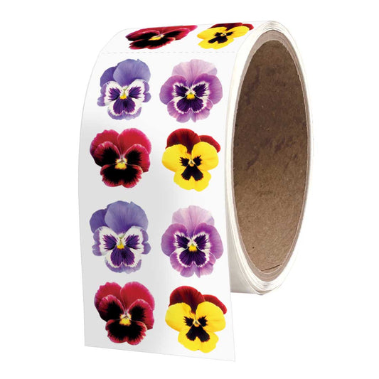 Pansies 2x4 Sticker Sheet