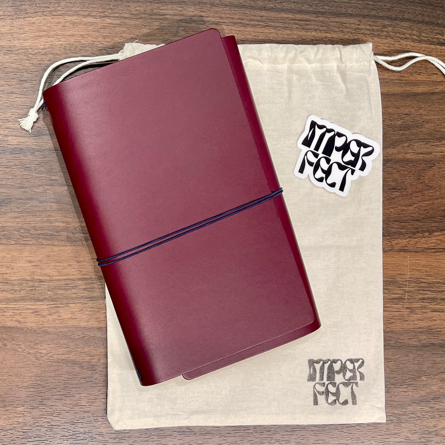 Imperfect Concepts: Sadie, Maroon (A5-Trifold) 10