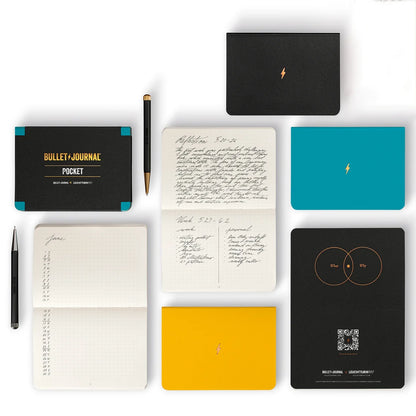 Leuchtturm 1917 - Bullet Journal Pocket, pack of 3 A5