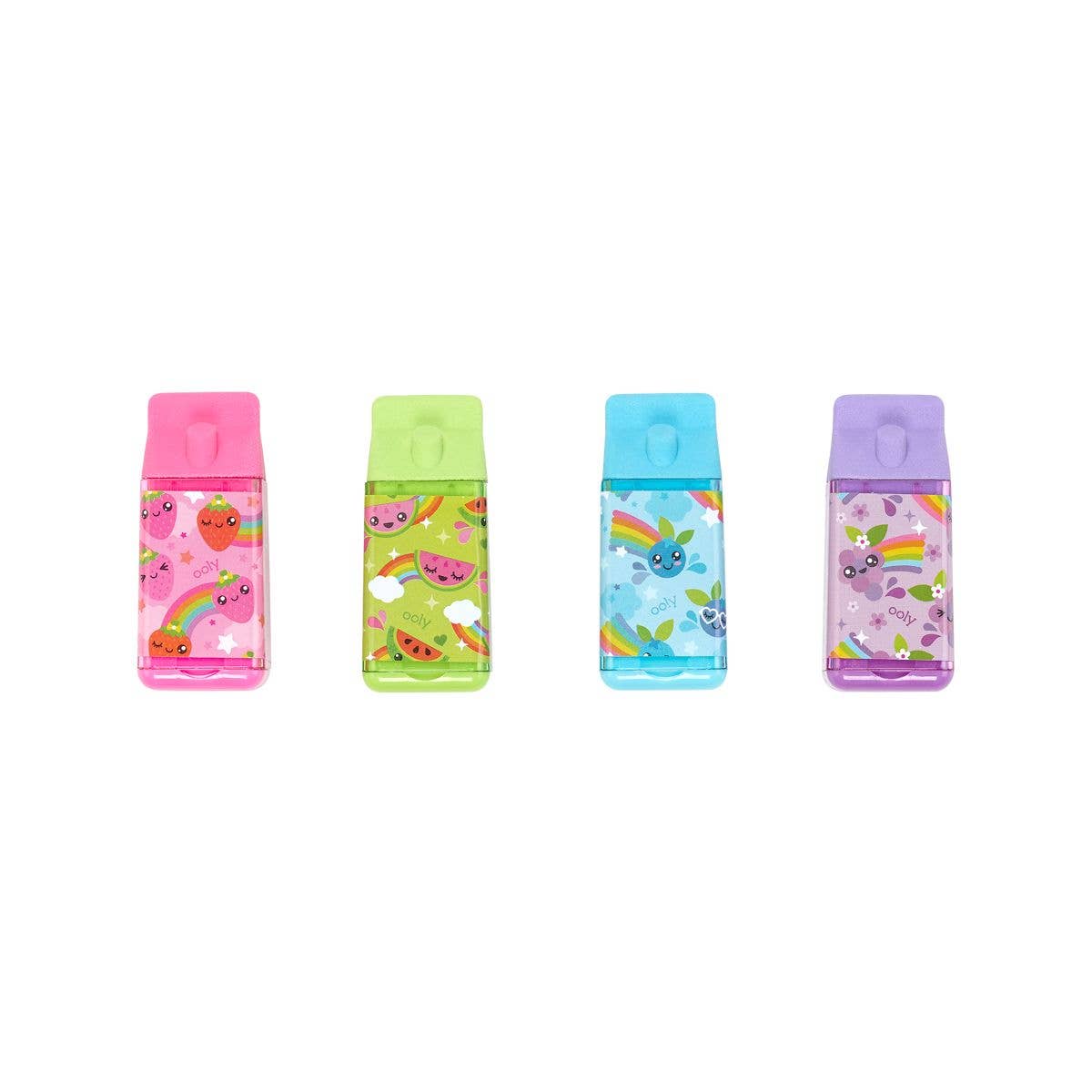 Lil' Juicy Box: Scented Eraser + Sharpener (Purple)