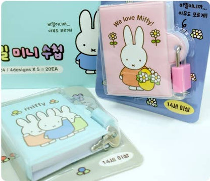 Miffy Secret Mini Memo Diary Book with Lock & Key