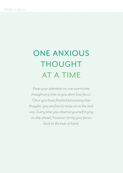 Write It Down, Let It Go