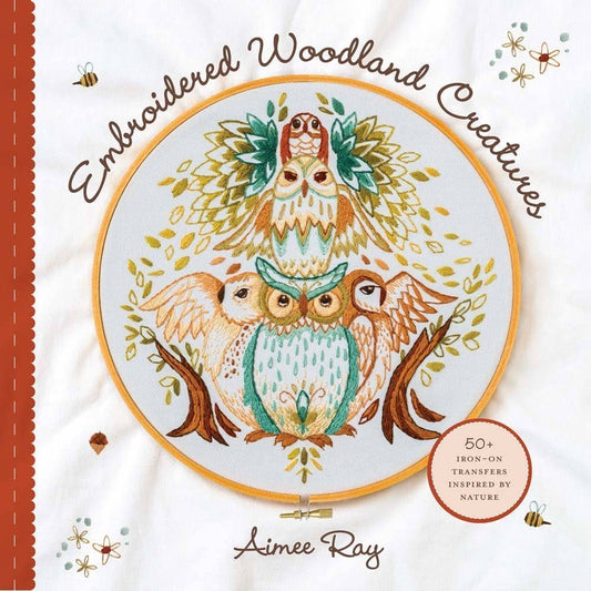 Embroidered Woodland Creatures: 50+ Iron-On Transfers