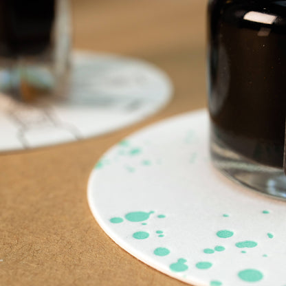 The Nibologist Letterpress Coaster Set (Set of 8)