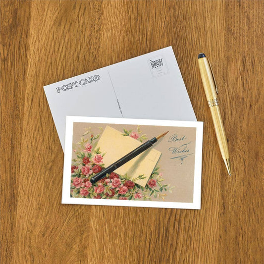 Postcard LT-94 Best Wishes Letter